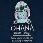 Immagine del prodotto Lilo & Stitch - Ohana Means Family Felpa con cappuccio da donna blu