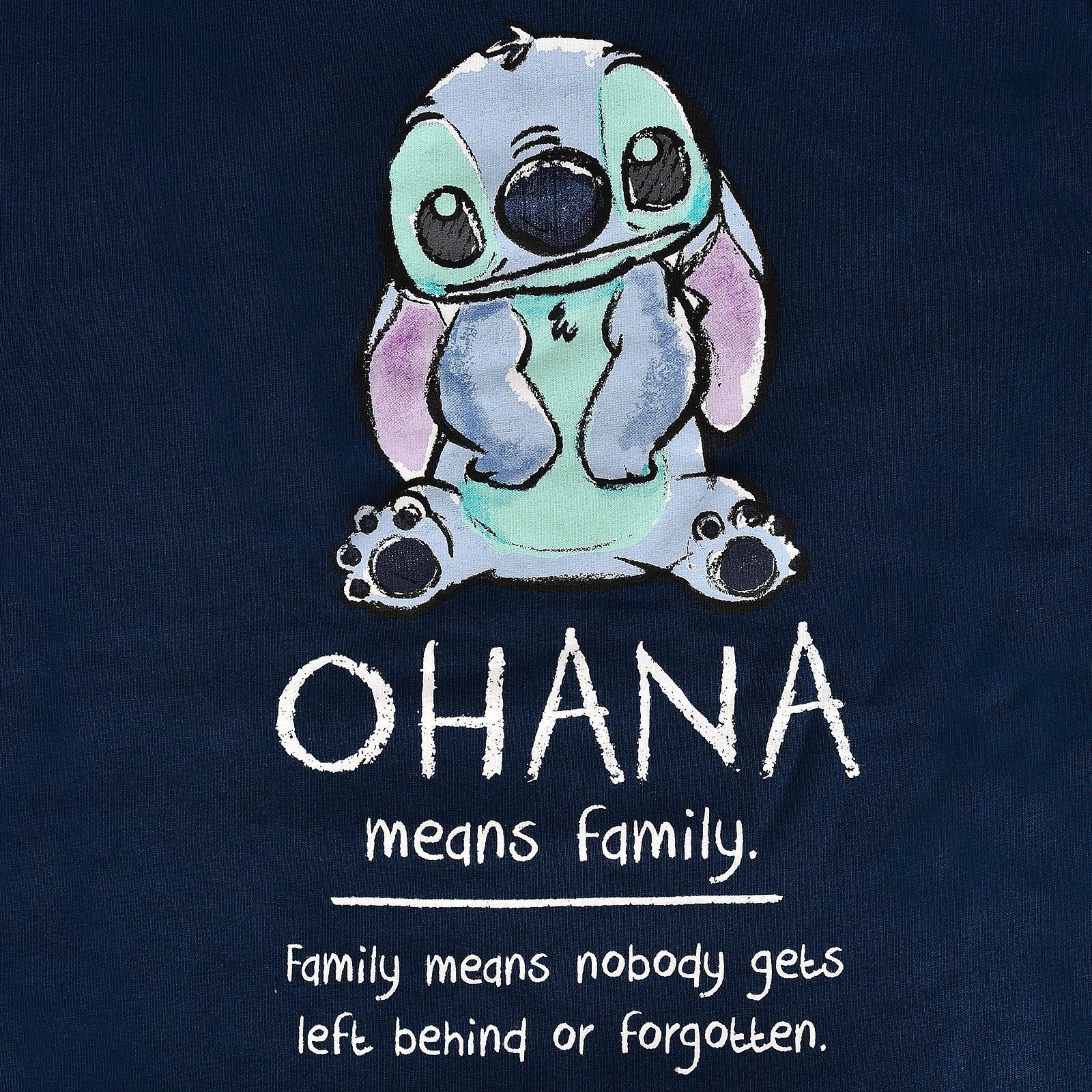 Immagine del prodotto Lilo & Stitch - Ohana Means Family Felpa con cappuccio da donna blu