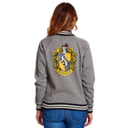 Immagine del prodotto Harry Potter - Giacca college da donna con stemma di Hufflepuff grigio