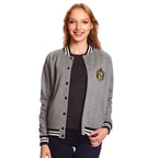 Immagine del prodotto Harry Potter - Giacca college da donna con stemma di Hufflepuff grigio