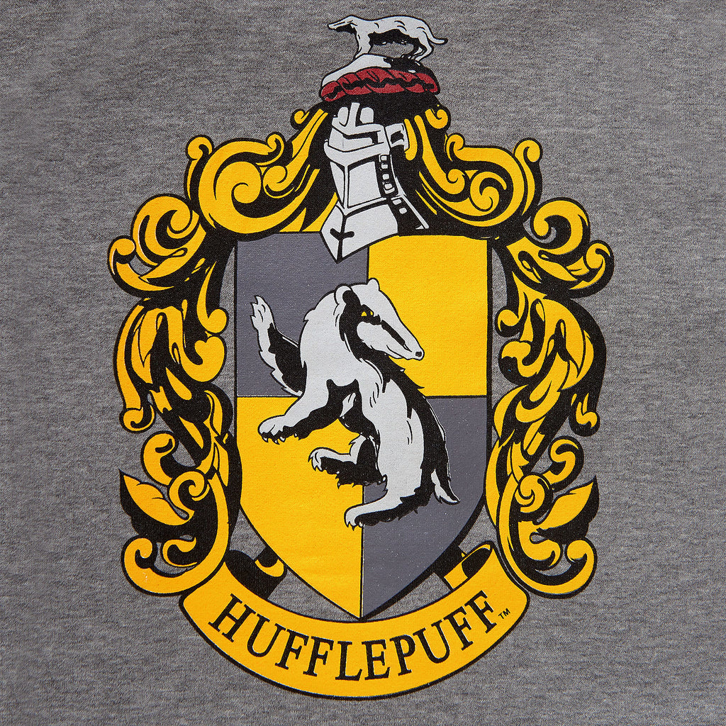 Immagine del prodotto Harry Potter - Giacca college da donna con stemma di Hufflepuff grigio