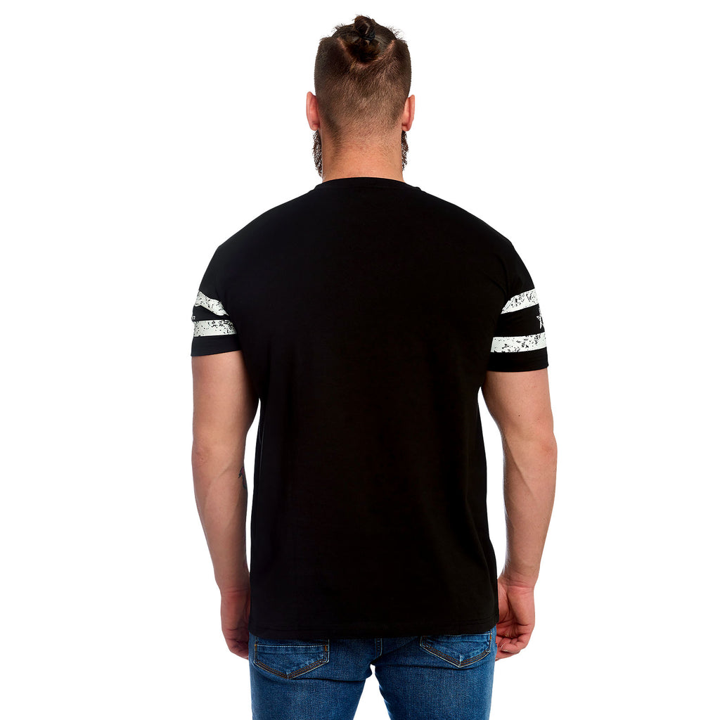 Immagine del prodotto Punisher - T-shirt con logo teschio e stampa sul manica nera
