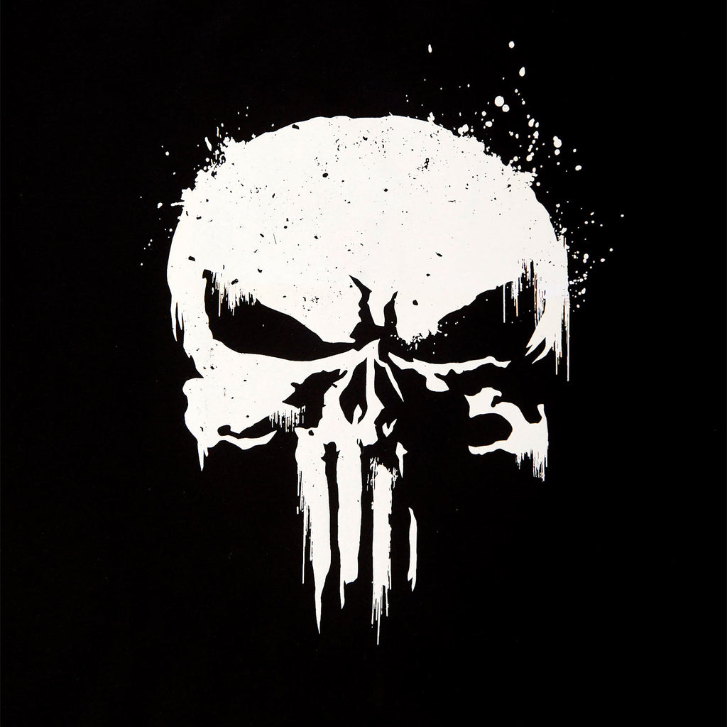 Immagine del prodotto Punisher - T-shirt con logo teschio e stampa sul manica nera