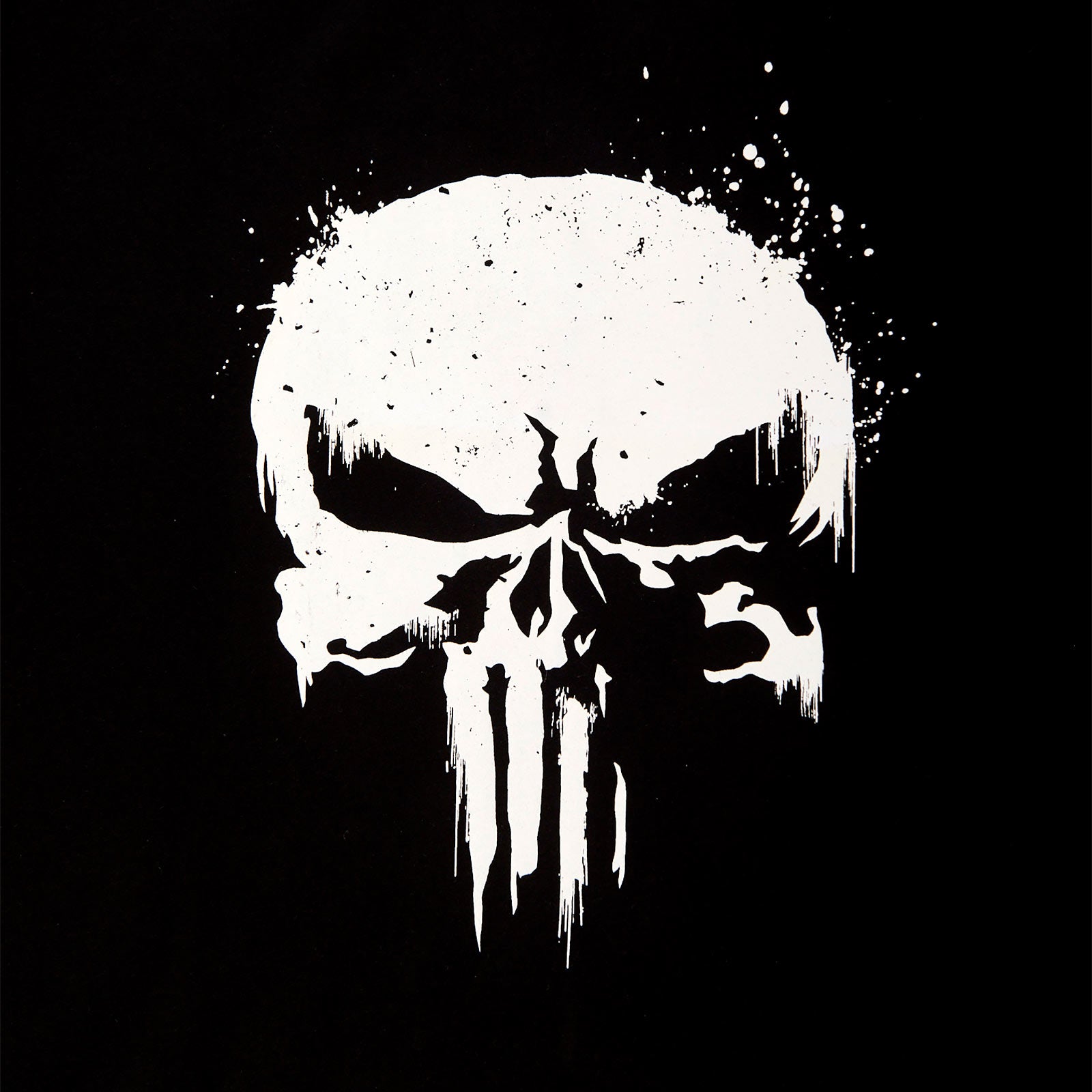 Immagine del prodotto Punisher - T-shirt con logo teschio e stampa sul manica nera