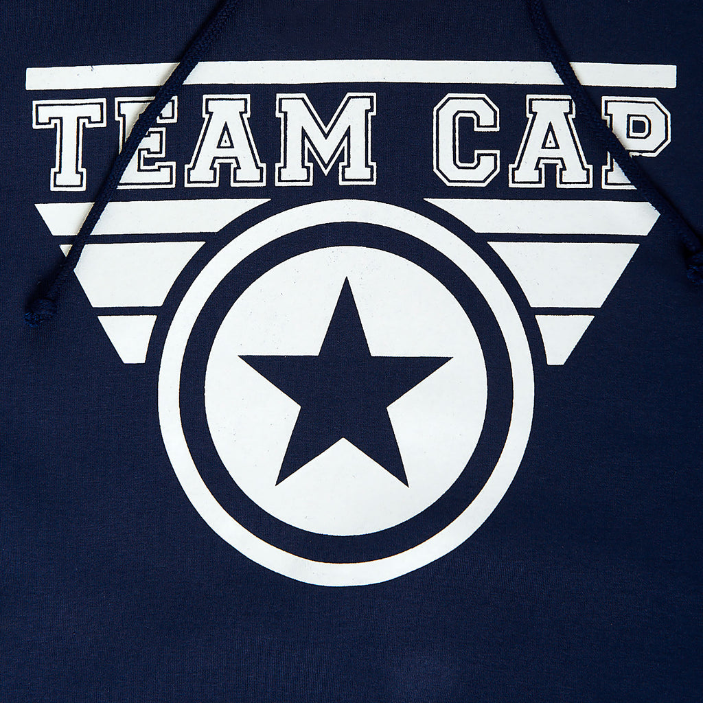 Immagine del prodotto Captain America - Felpa con cappuccio Team Cap blu