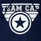 Immagine del prodotto Captain America - Felpa con cappuccio Team Cap blu