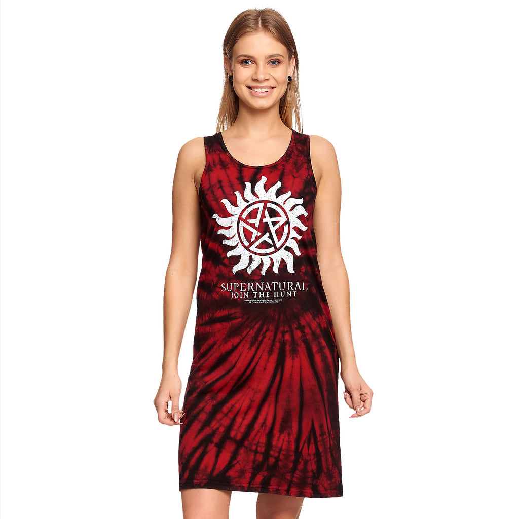 Immagine del prodotto Supernatural - Mini abito batik con simbolo Anti Possessione