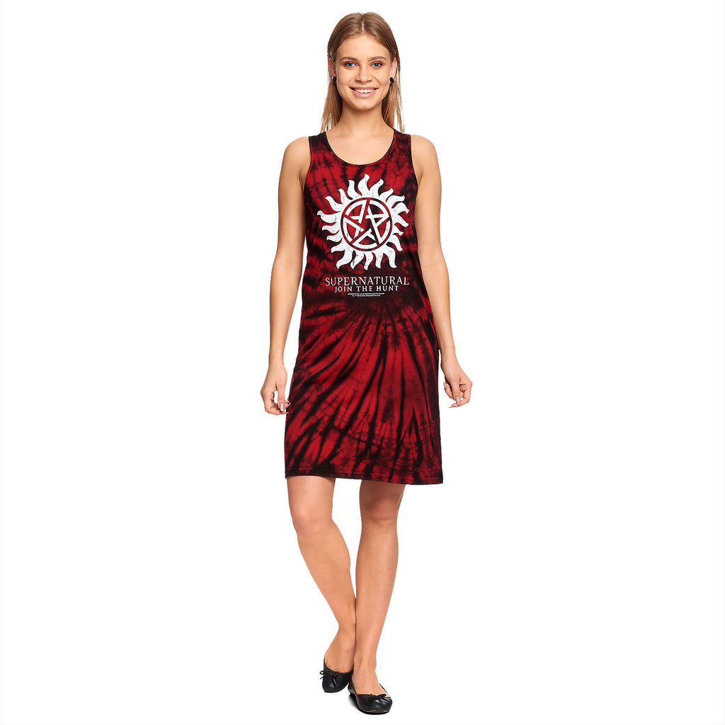 Immagine del prodotto Supernatural - Mini abito batik con simbolo Anti Possessione