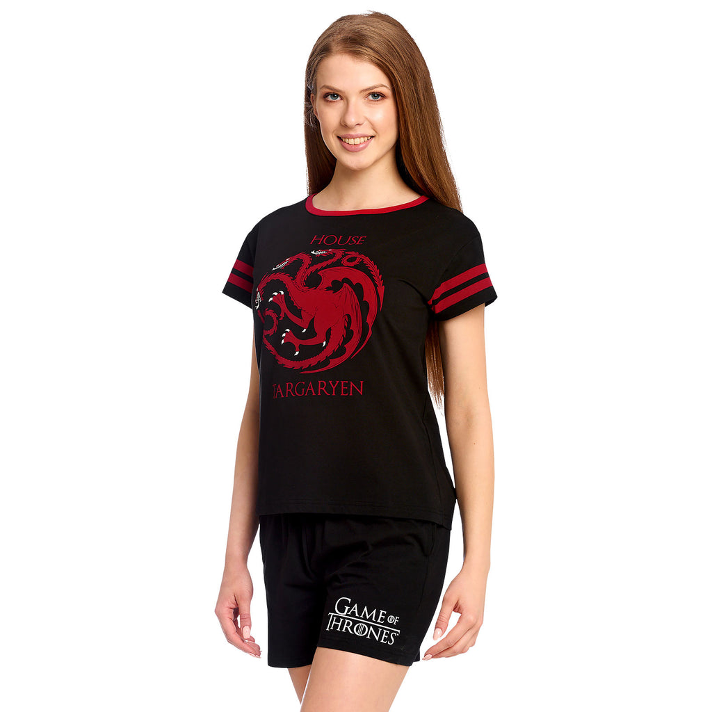 Immagine del prodotto Game of Thrones - Pigiama corto da donna con stemma Targaryen