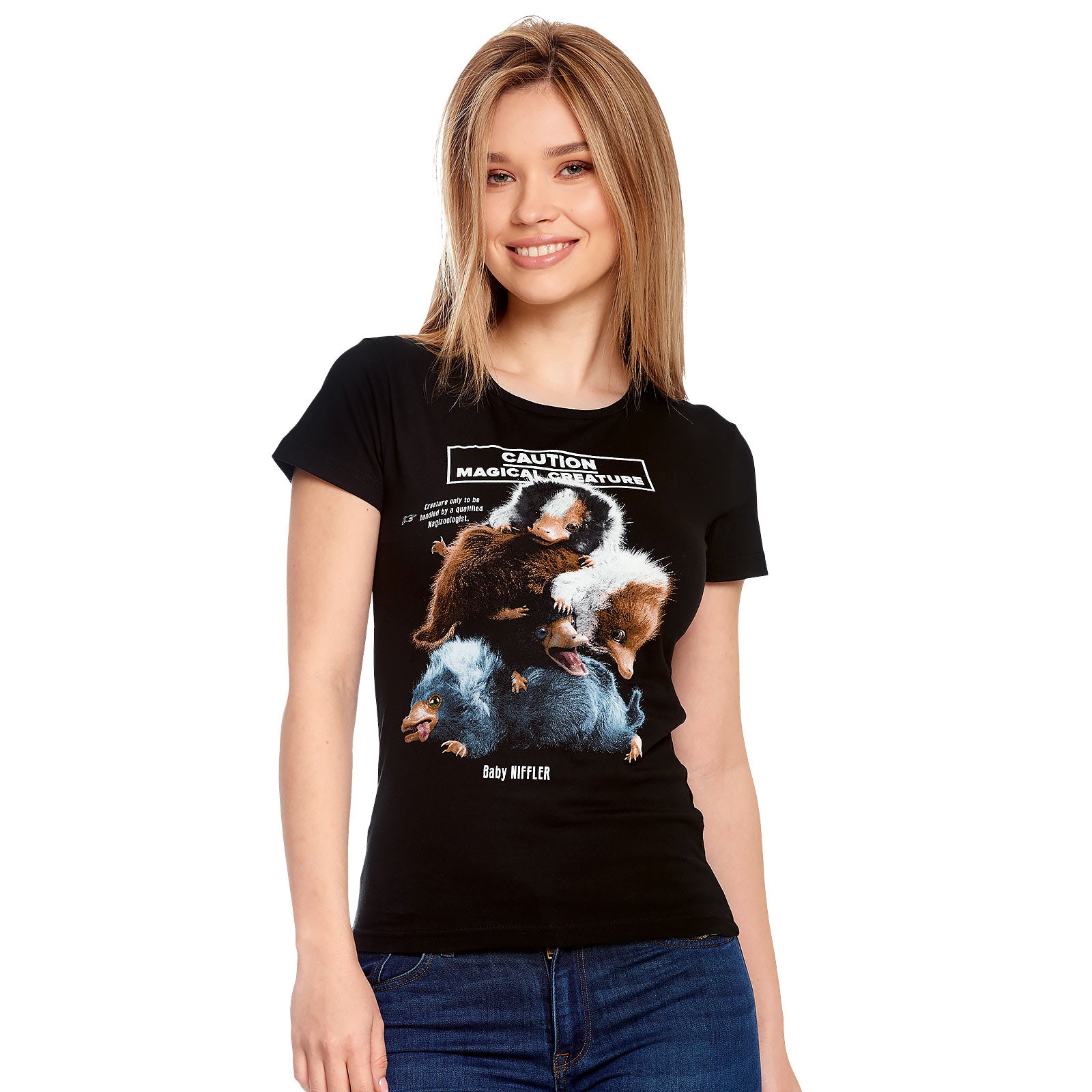 Immagine del prodotto T-shirt donna Baby Niffler nera - Animali Fantastici