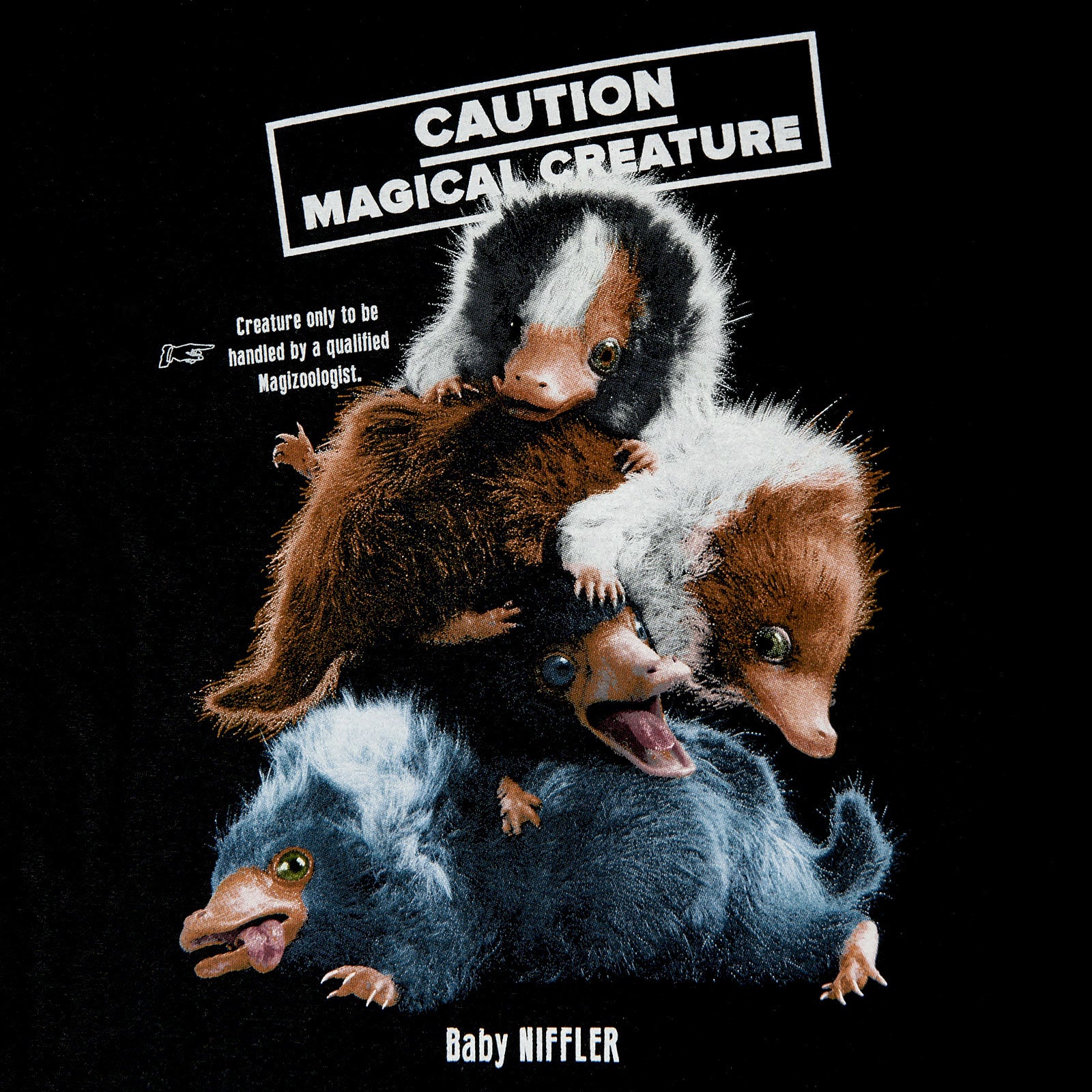 Immagine del prodotto T-shirt donna Baby Niffler nera - Animali Fantastici