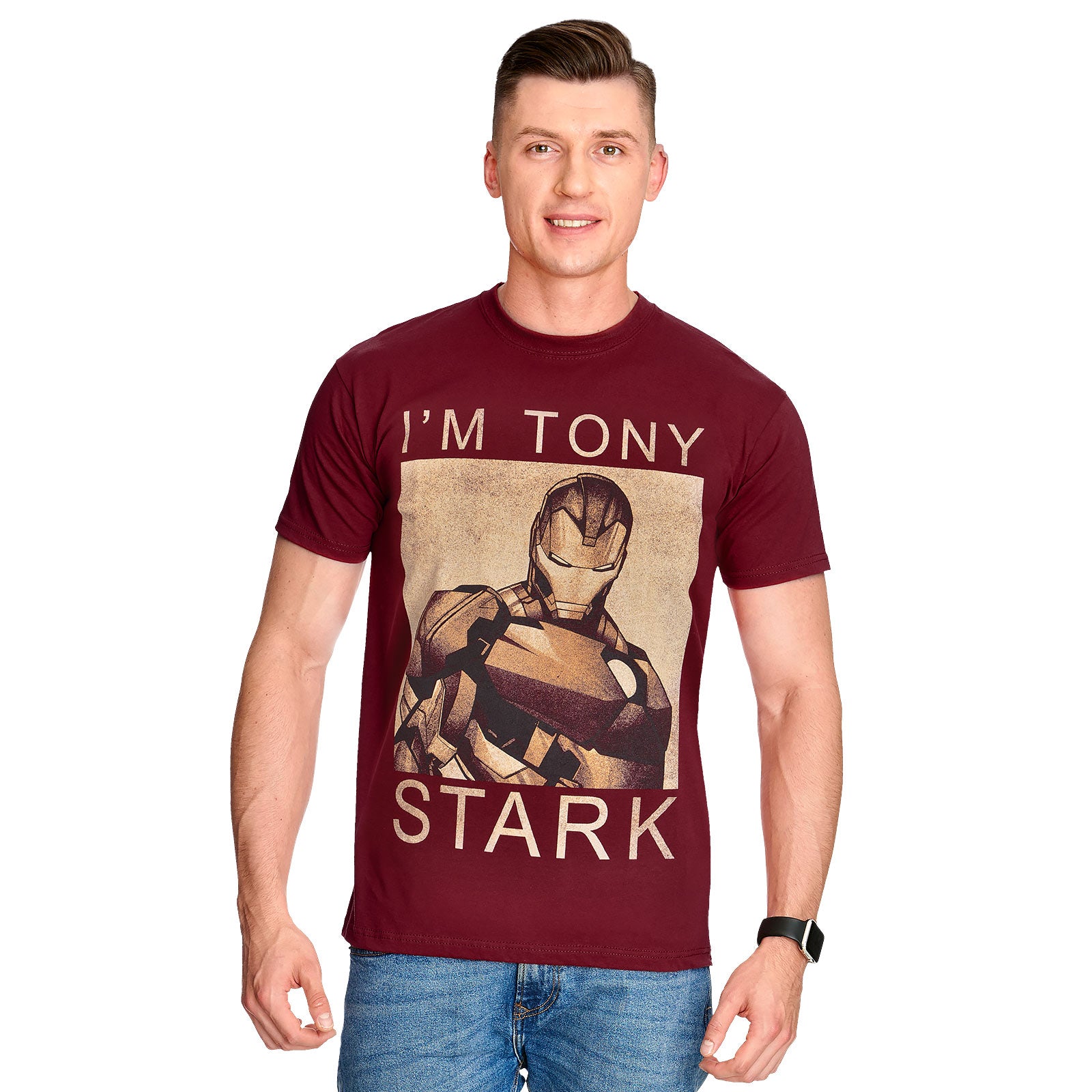 Immagine del prodotto Iron Man - Sono Tony Stark T-Shirt rossa