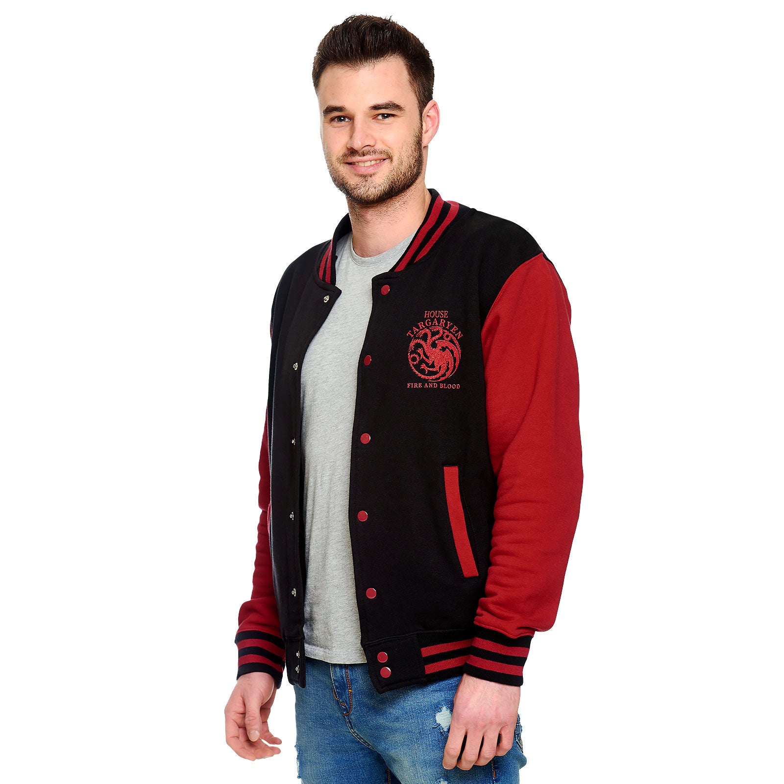Immagine del prodotto Game of Thrones - Giacca college nero-rosso della Casa Targaryen