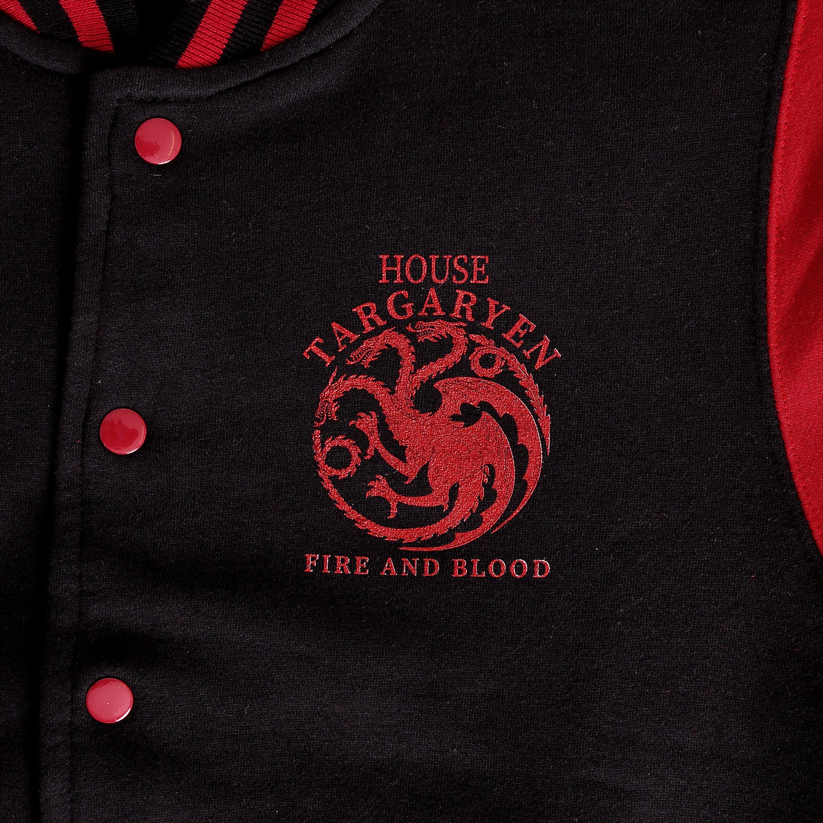 Immagine del prodotto Game of Thrones - Giacca college nero-rosso della Casa Targaryen