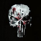 Immagine del prodotto Punisher - Giacca college con teschio di sangue in nero e bianco
