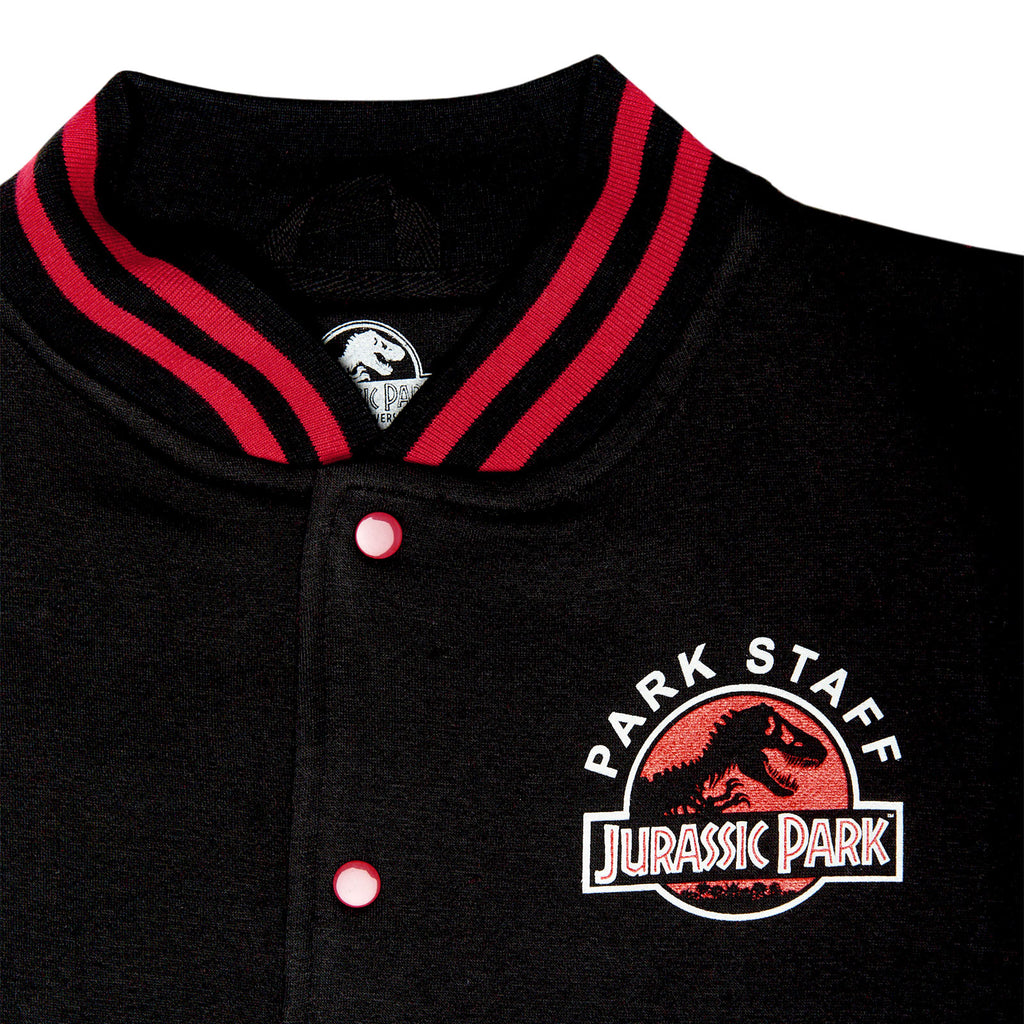 Immagine del prodotto Jurassic Park - Giacca universitaria nero-rossa dello staff del parco