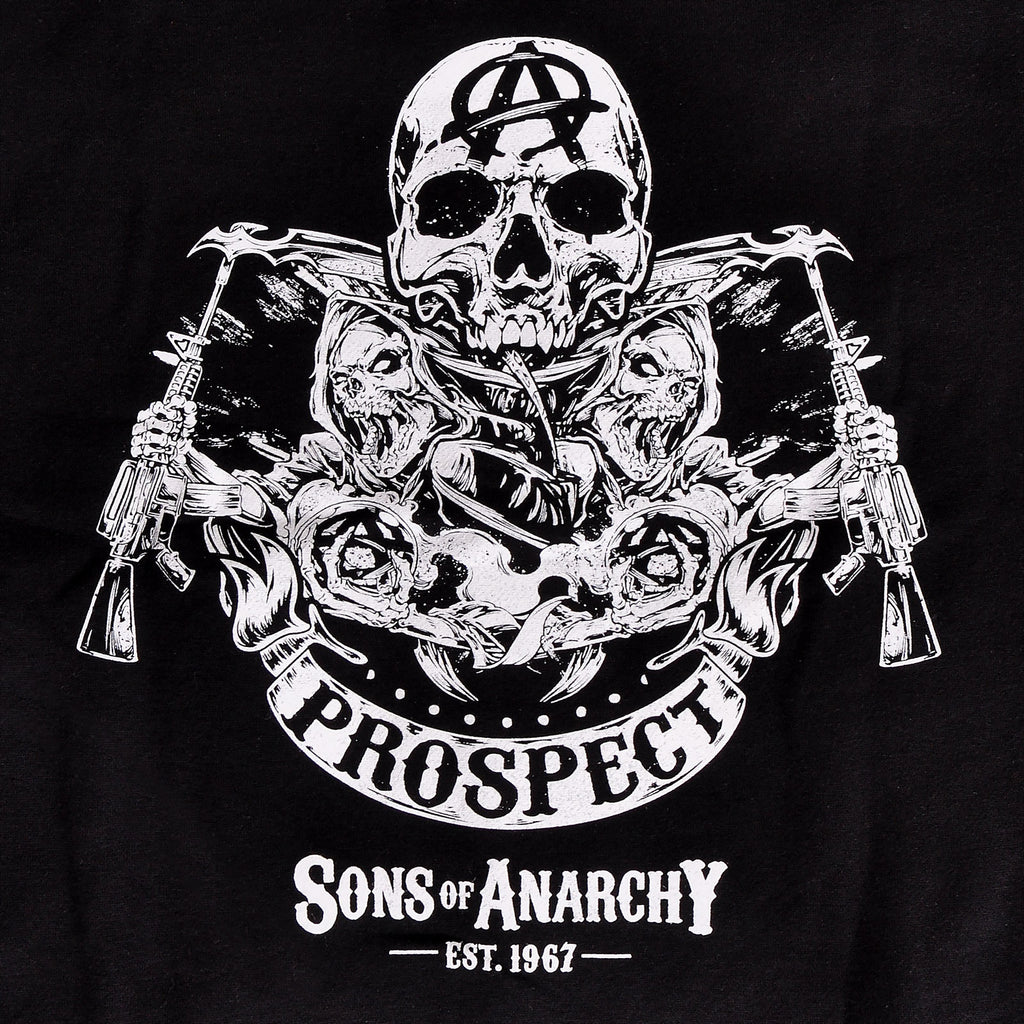 Immagine del prodotto Sons of Anarchy - Giacca universitaria Reaper & Prospect in nero e bianco