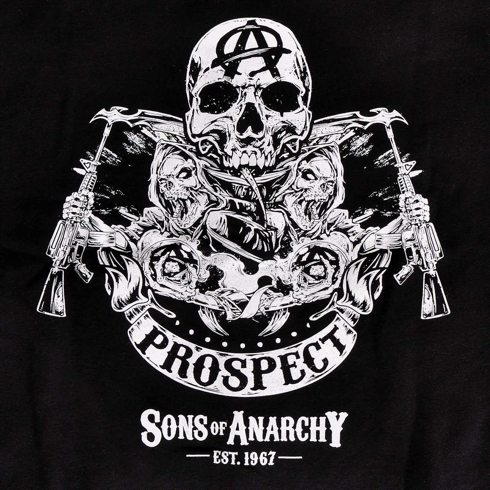 Immagine del prodotto Sons of Anarchy - Giacca universitaria Reaper & Prospect in nero e bianco