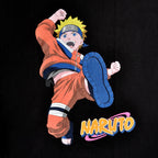 Immagine del prodotto T-shirt nera Naruto Uzumaki Kick