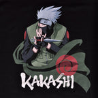 Immagine del prodotto Naruto - T-shirt nera con coltello di Kakashi