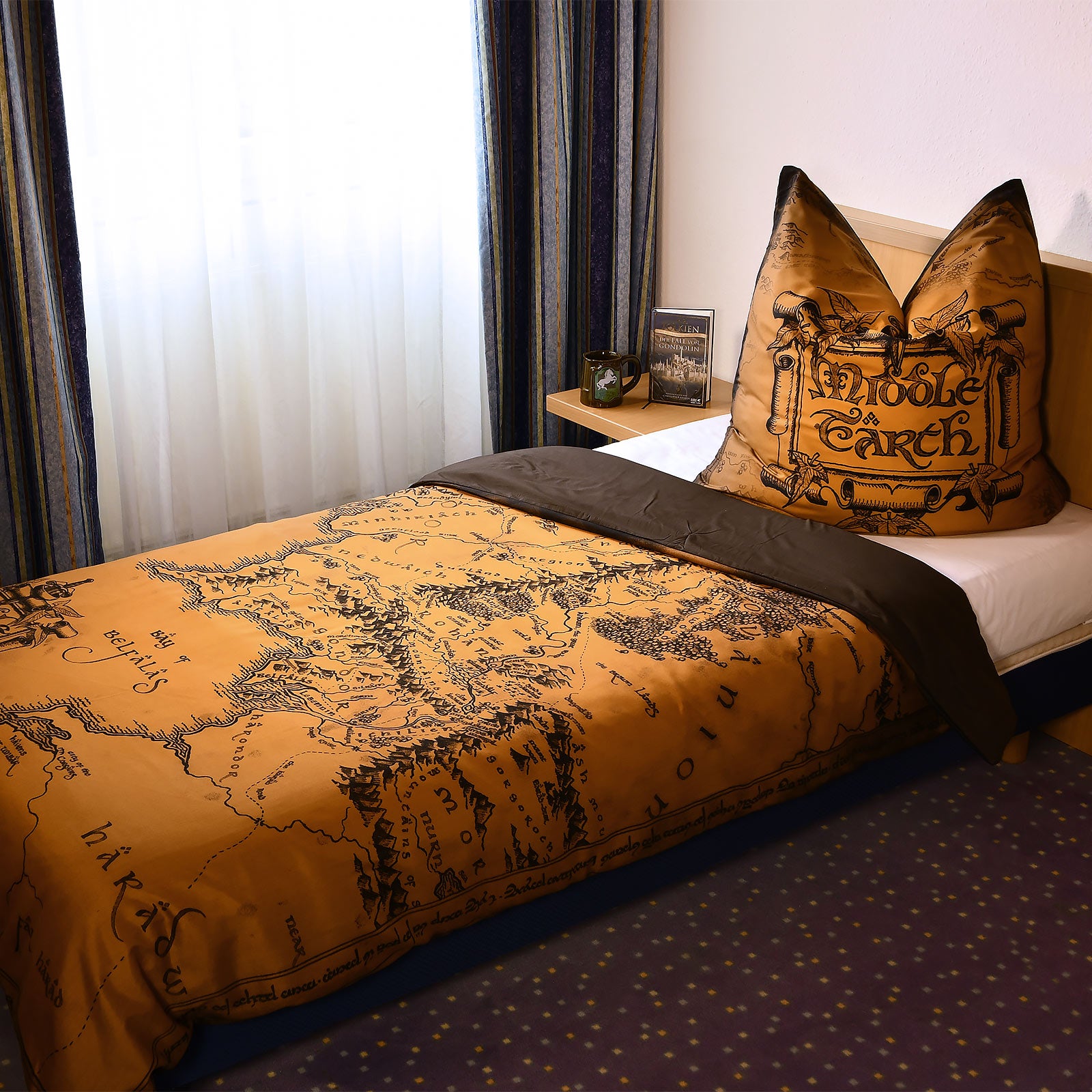 Immagine del prodotto Il Signore degli Anelli - Mappa della Terra di Mezzo Biancheria da letto