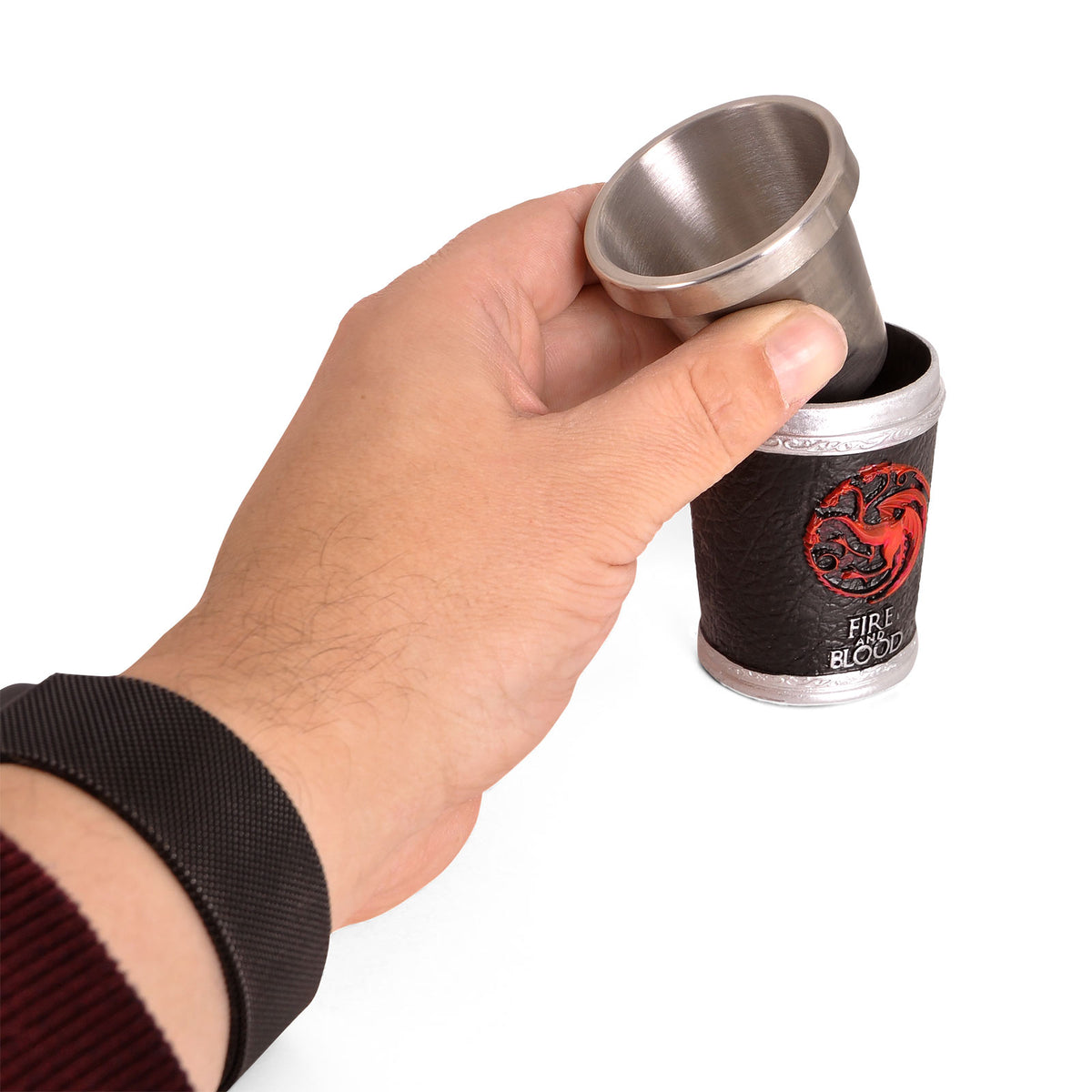 Immagine del prodotto Game of Thrones - Bicchiere da shot con stemma della Casa Targaryen