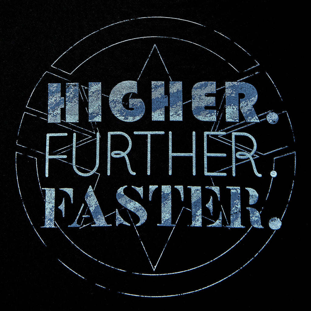Immagine del prodotto Captain Marvel - Maglietta nera Higher Further Faster