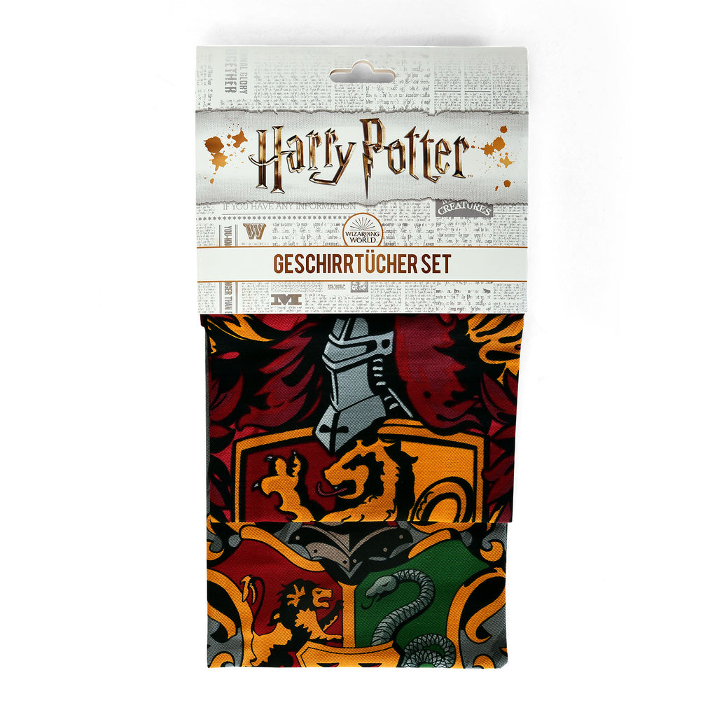 Immagine del prodotto Harry Potter - Set di strofinacci Gryffindor & Hogwarts