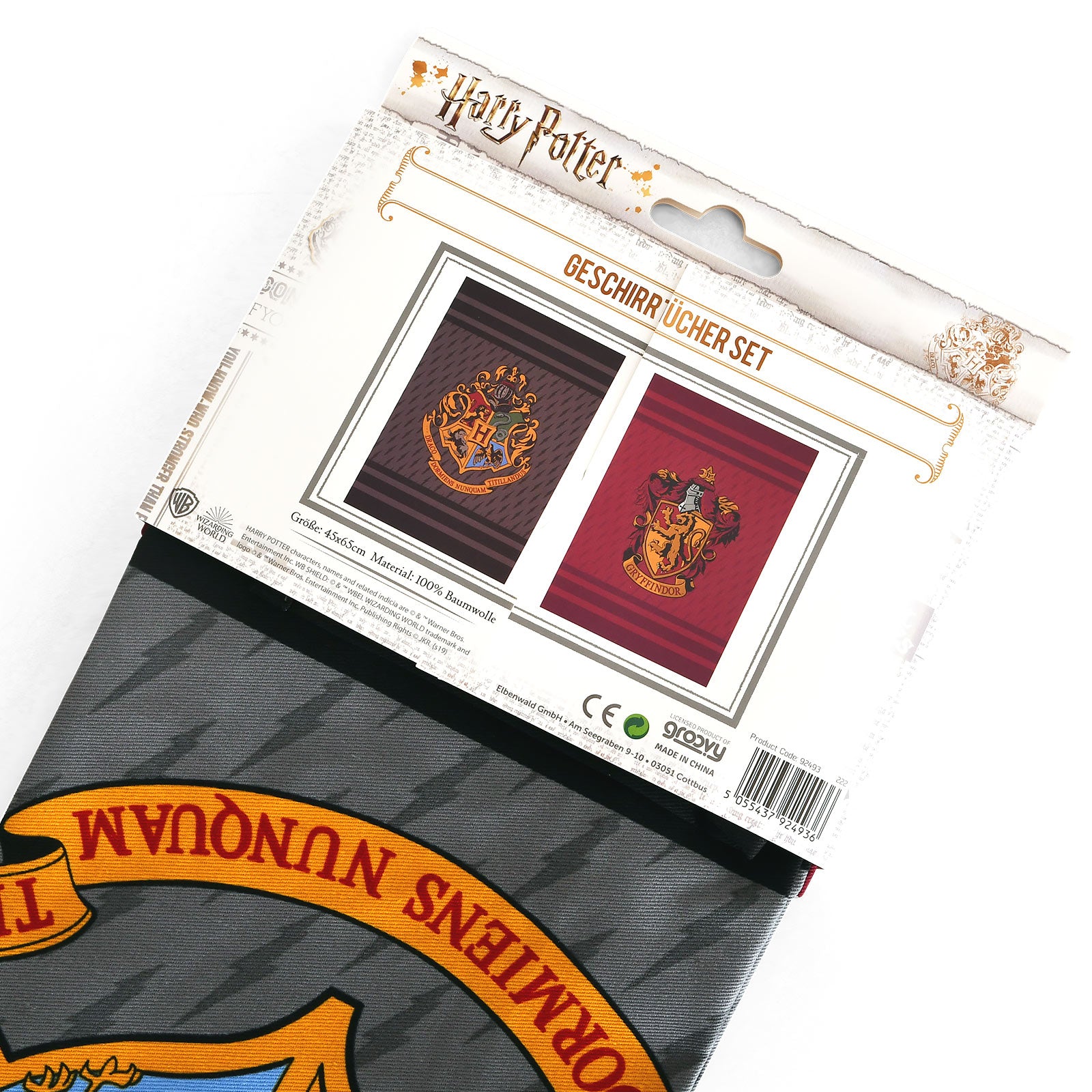 Immagine del prodotto Harry Potter - Set di strofinacci Gryffindor & Hogwarts