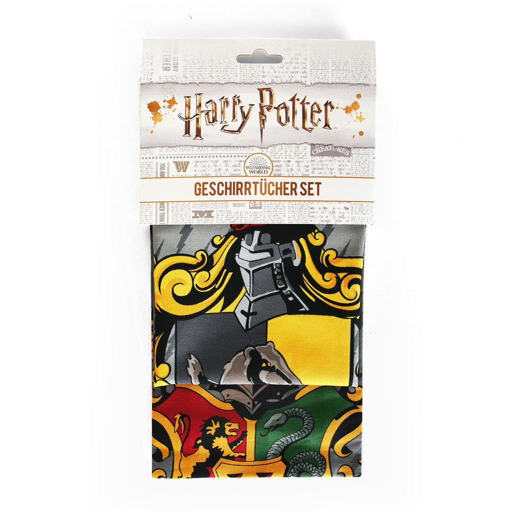 Immagine del prodotto Harry Potter - Set di strofinacci Hufflepuff & Hogwarts