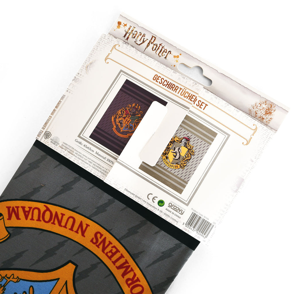 Immagine del prodotto Harry Potter - Set di strofinacci Hufflepuff & Hogwarts