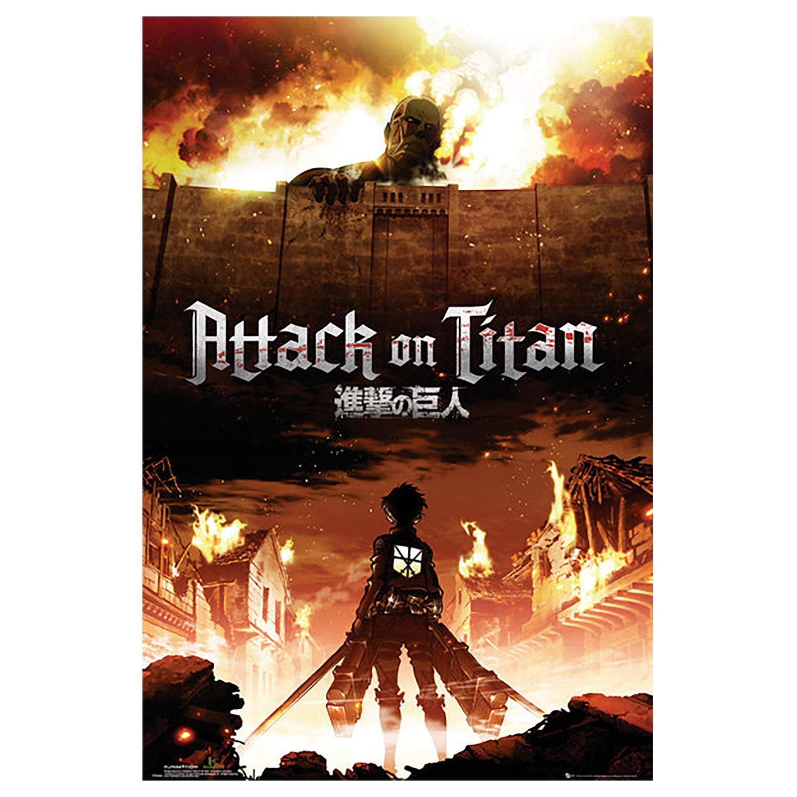 Immagine del prodotto Attack on Titan - Eren Jaeger vs. Colossal Titan Maxi Poster