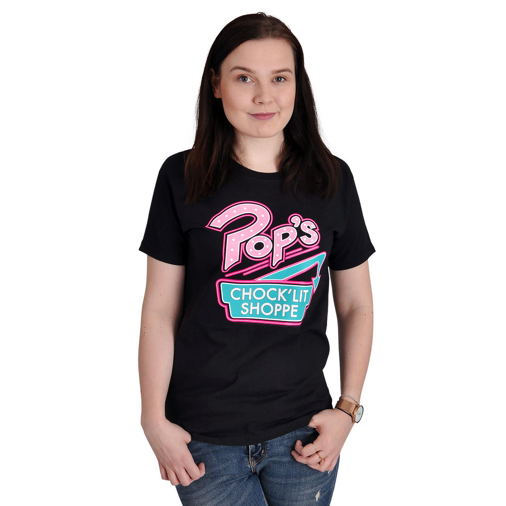 Immagine del prodotto Riverdale - T-shirt nera di Pop's Chock'lit Shoppe
