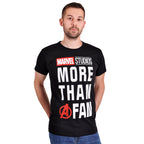 Immagine del prodotto Marvel - Più di un fan T-shirt nera