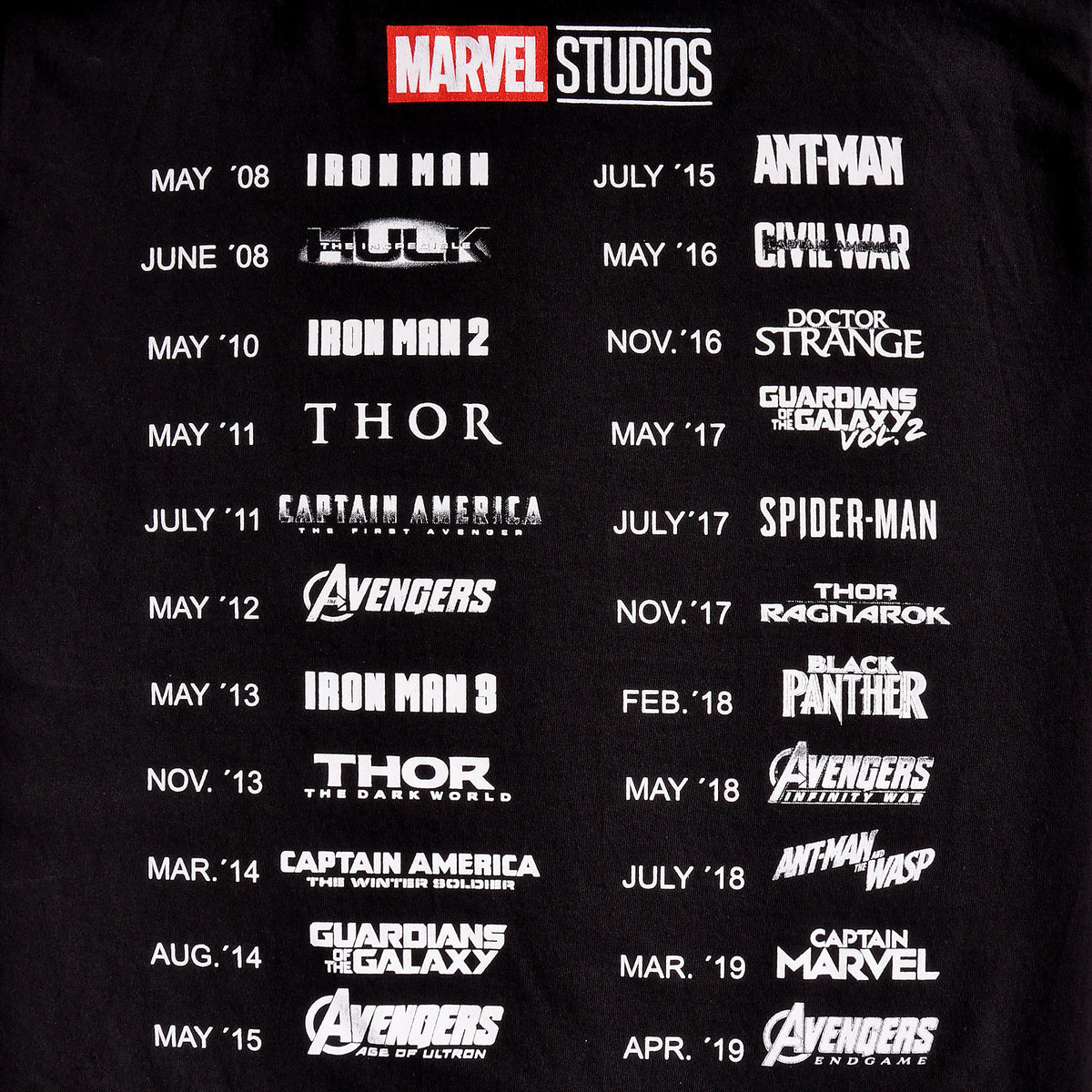 Immagine del prodotto Marvel - Più di un fan T-shirt nera