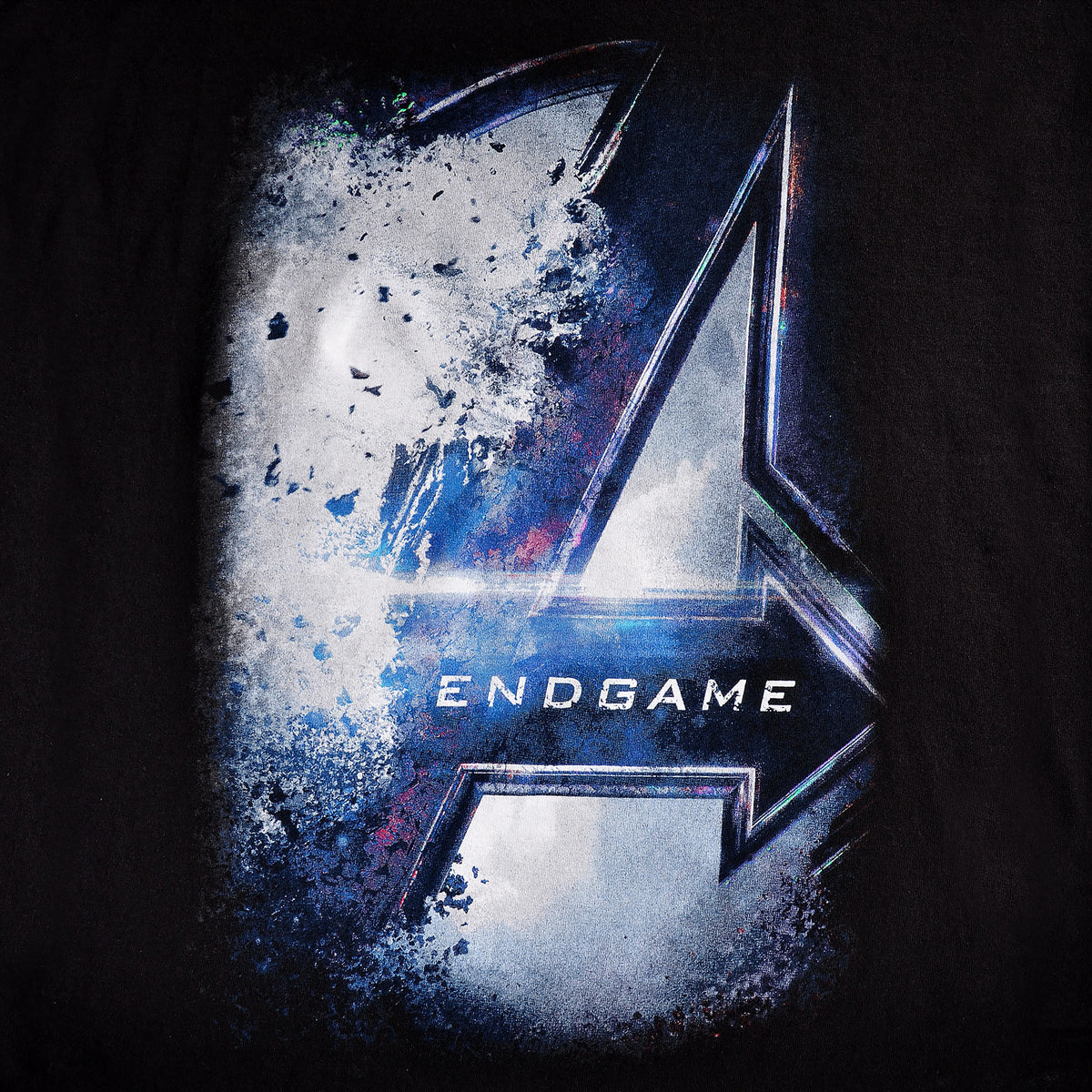 Immagine del prodotto Avengers - T-shirt nera con logo Endgame Bursted