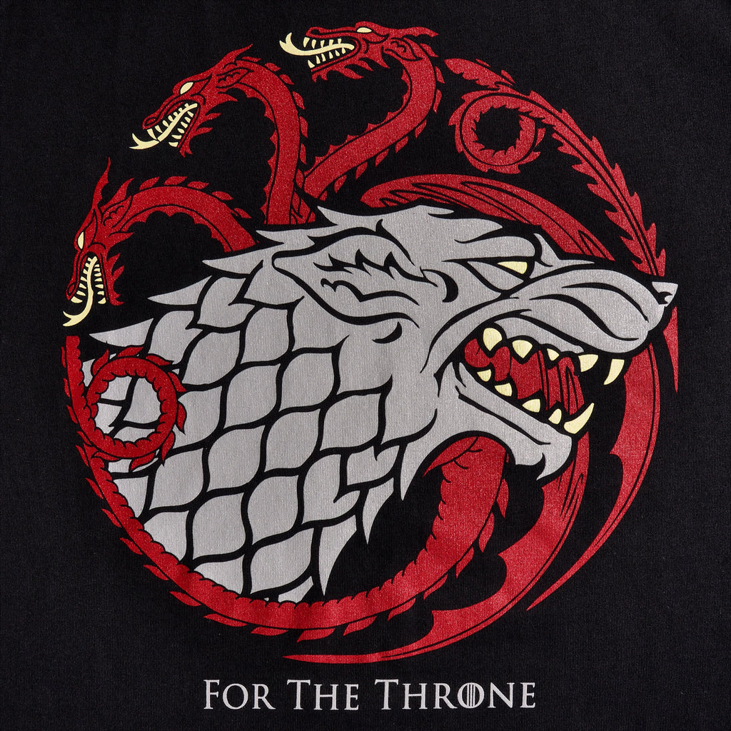 Immagine del prodotto T-shirt Stark & Targaryen For The Throne - Il Trono di Spade