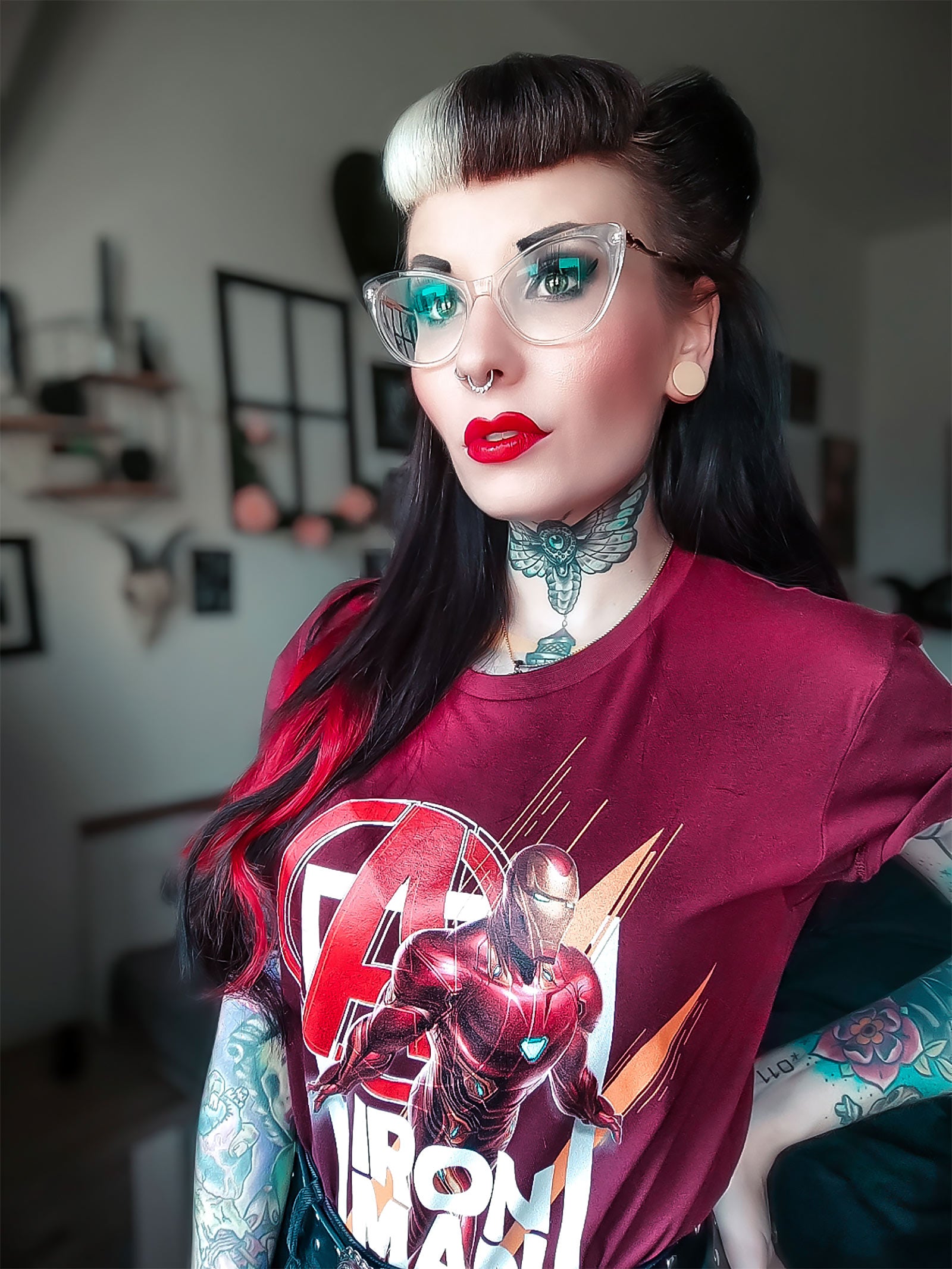 Immagine del prodotto Avengers - T-shirt rossa Iron Man Fly