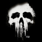 Immagine del prodotto Punisher - T-shirt nera con logo teschio sbiadito
