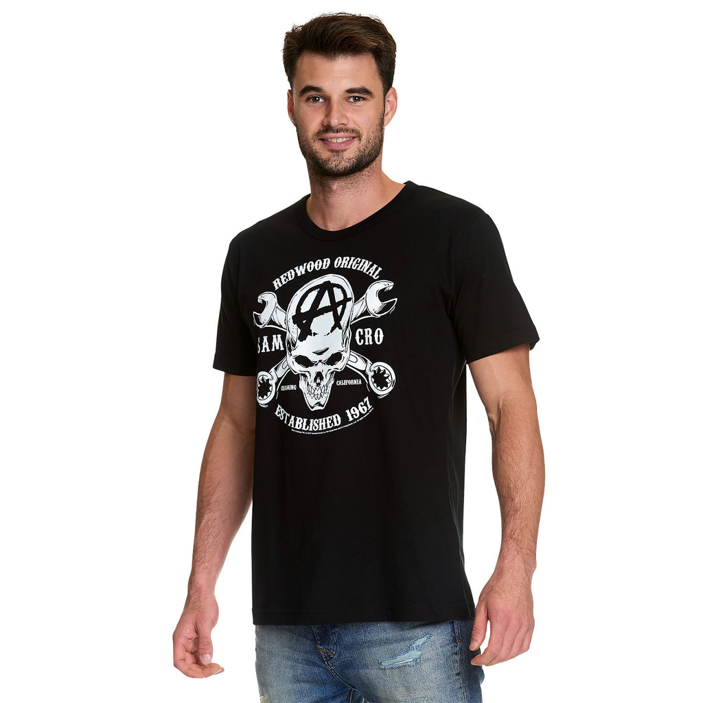 Immagine del prodotto Sons of Anarchy - T-shirt nera con logo Samcro Skull