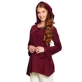 Immagine del prodotto Blusa medievale Lea con cappuccio rosso