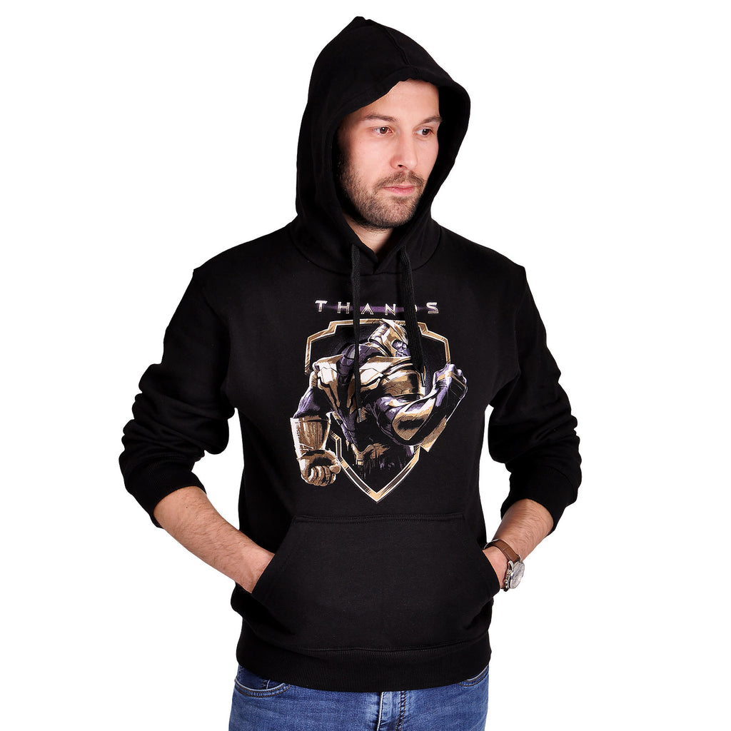 Immagine del prodotto Avengers - Felpa con cappuccio Thanos Crest nera