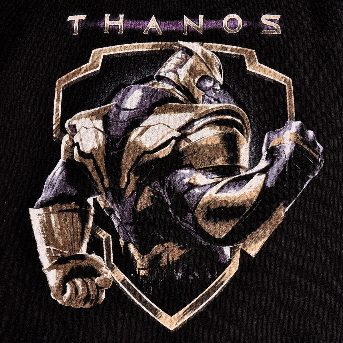 Immagine del prodotto Avengers - Felpa con cappuccio Thanos Crest nera