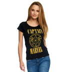 Immagine del prodotto Captain Marvel - T-shirt Grunge Logo donna nera