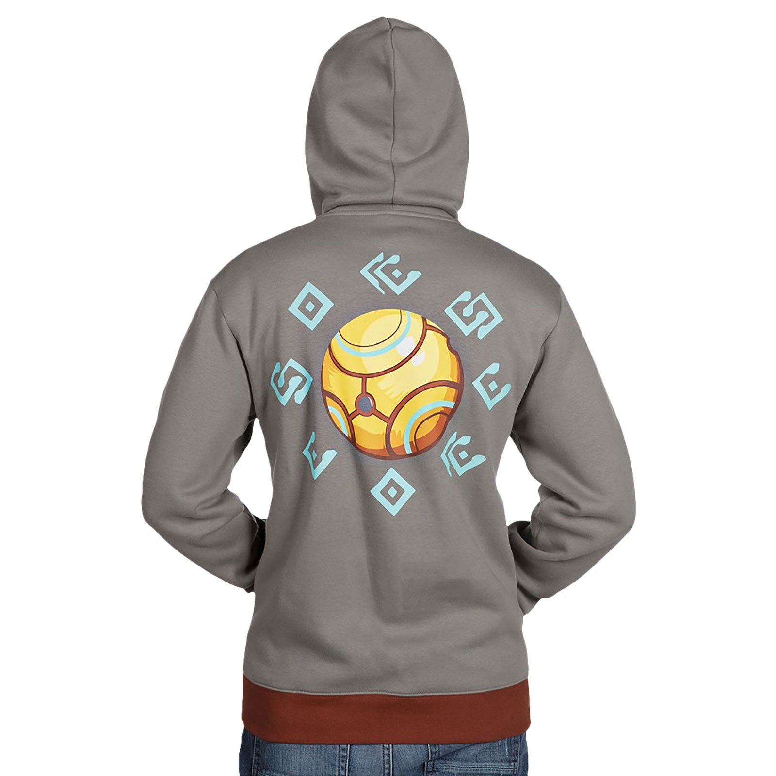Immagine del prodotto Overwatch - Felpa con cappuccio Zenyatta Ultimate grigia