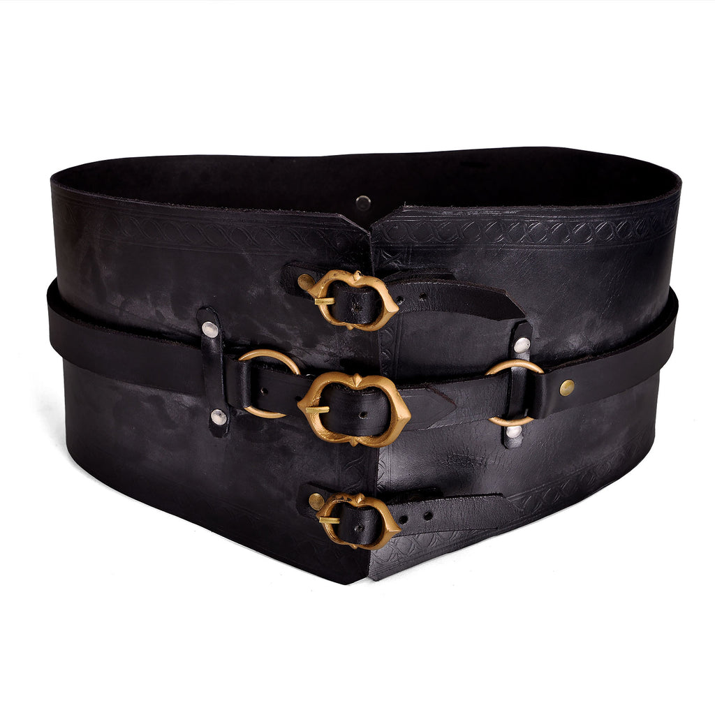 Immagine del prodotto Cintura da corsetto medievale Audrey deluxe nera