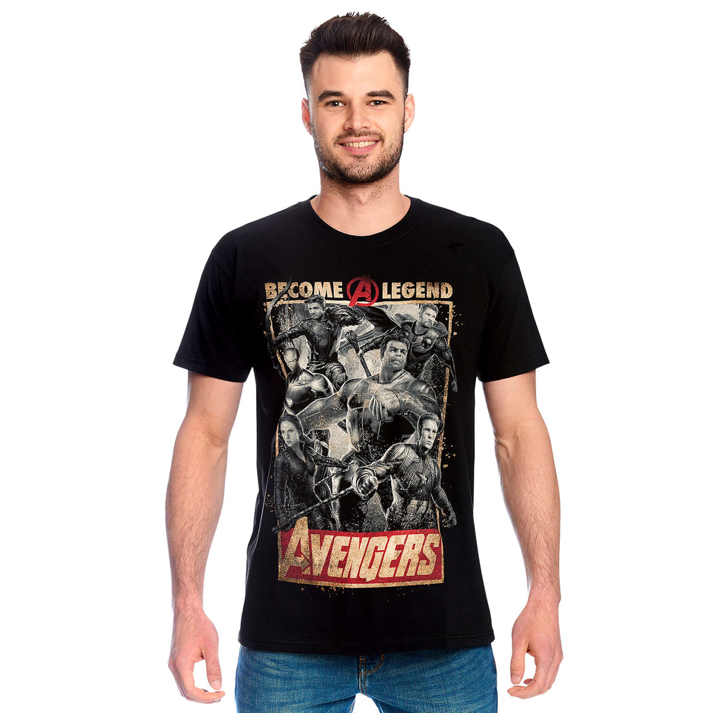 Immagine del prodotto Avengers - T-shirt nera con poster Become A Legend
