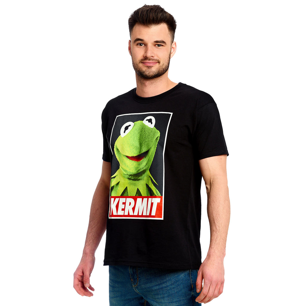 Immagine del prodotto Muppets - T-shirt nera con poster di Kermit