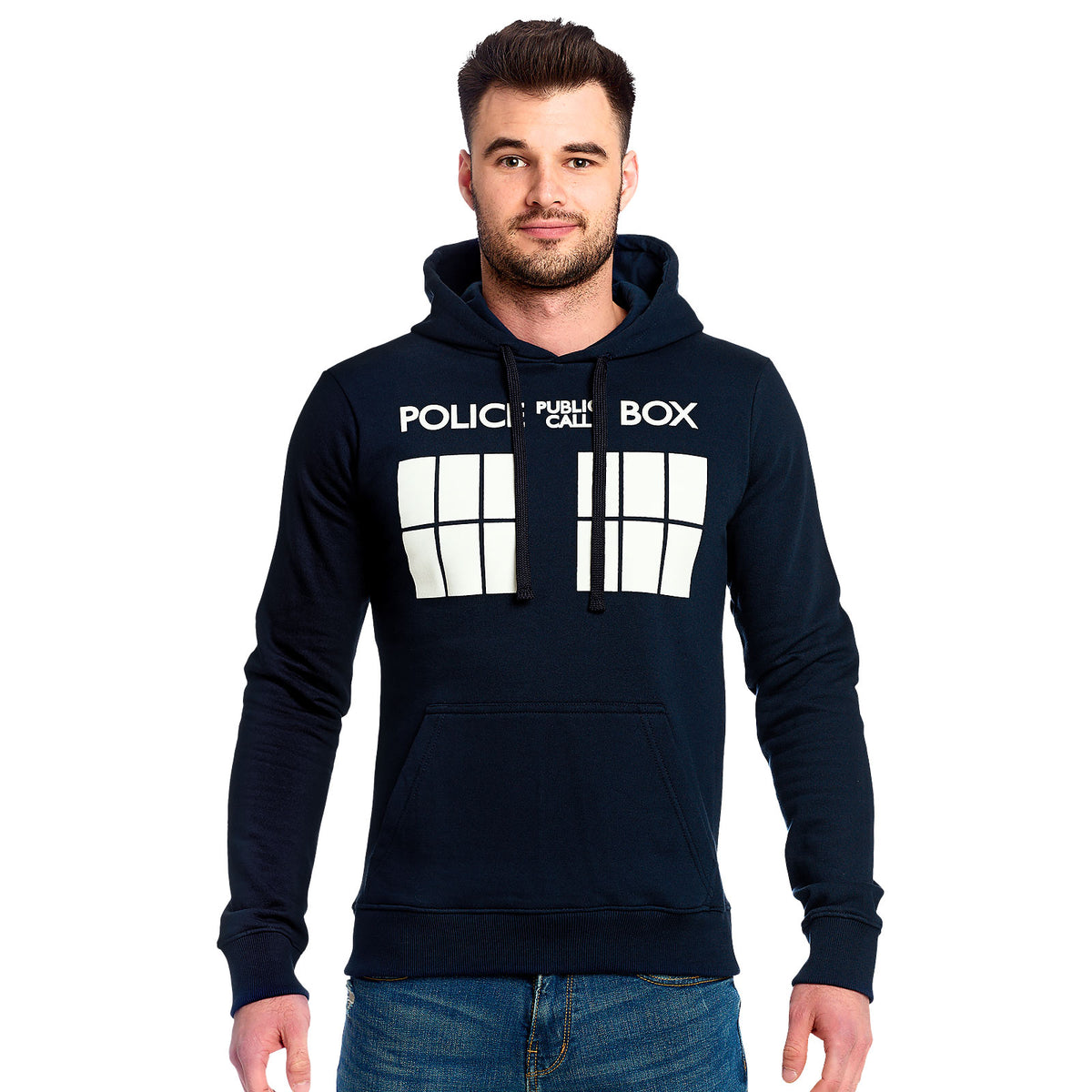 Immagine del prodotto Doctor Who - Tardis Police Box Hoodie blu