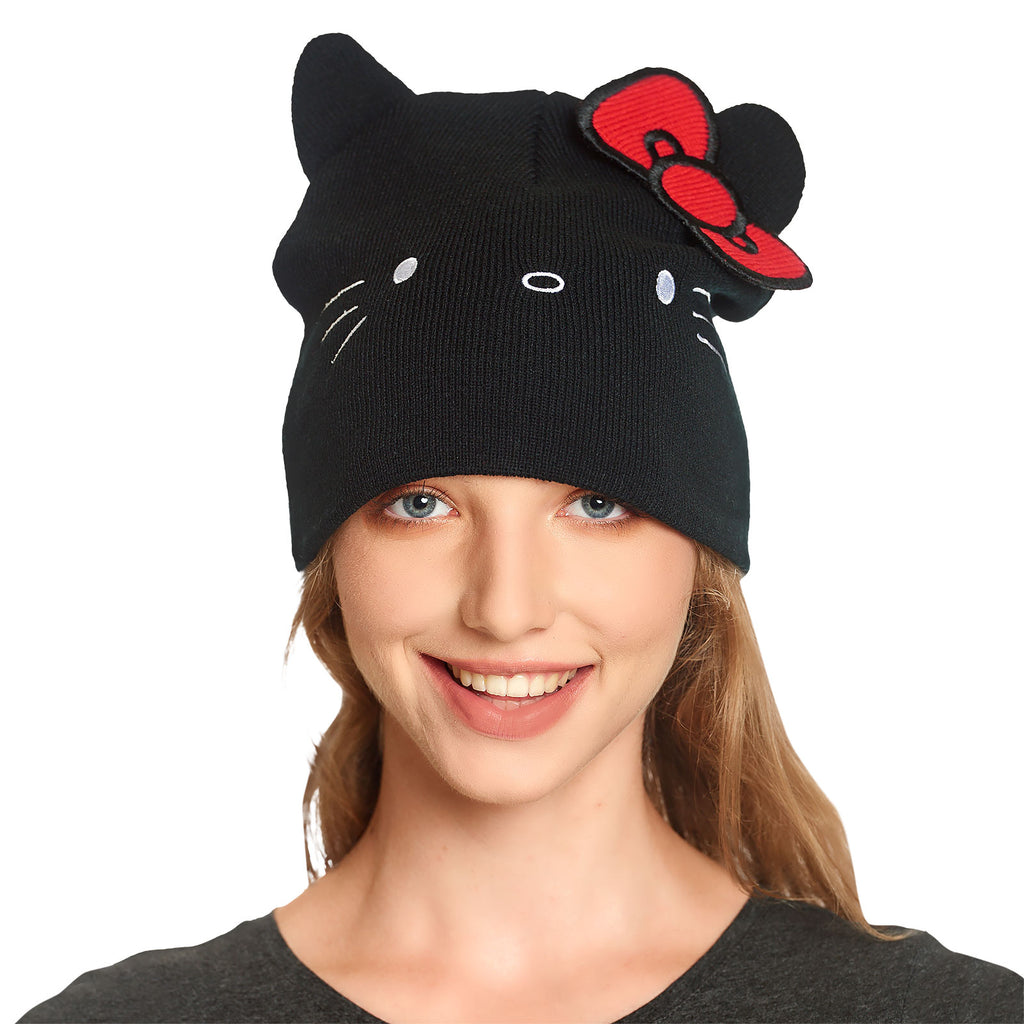 Immagine del prodotto Berretto Hello Kitty con orecchie e fiocco